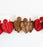 Rattan Hearts - Red Womens Earrings St. Armands Designs 