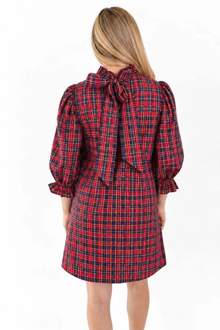 Raya Long Sleeve Bow Dress Womens Dress J Marie Collections 
