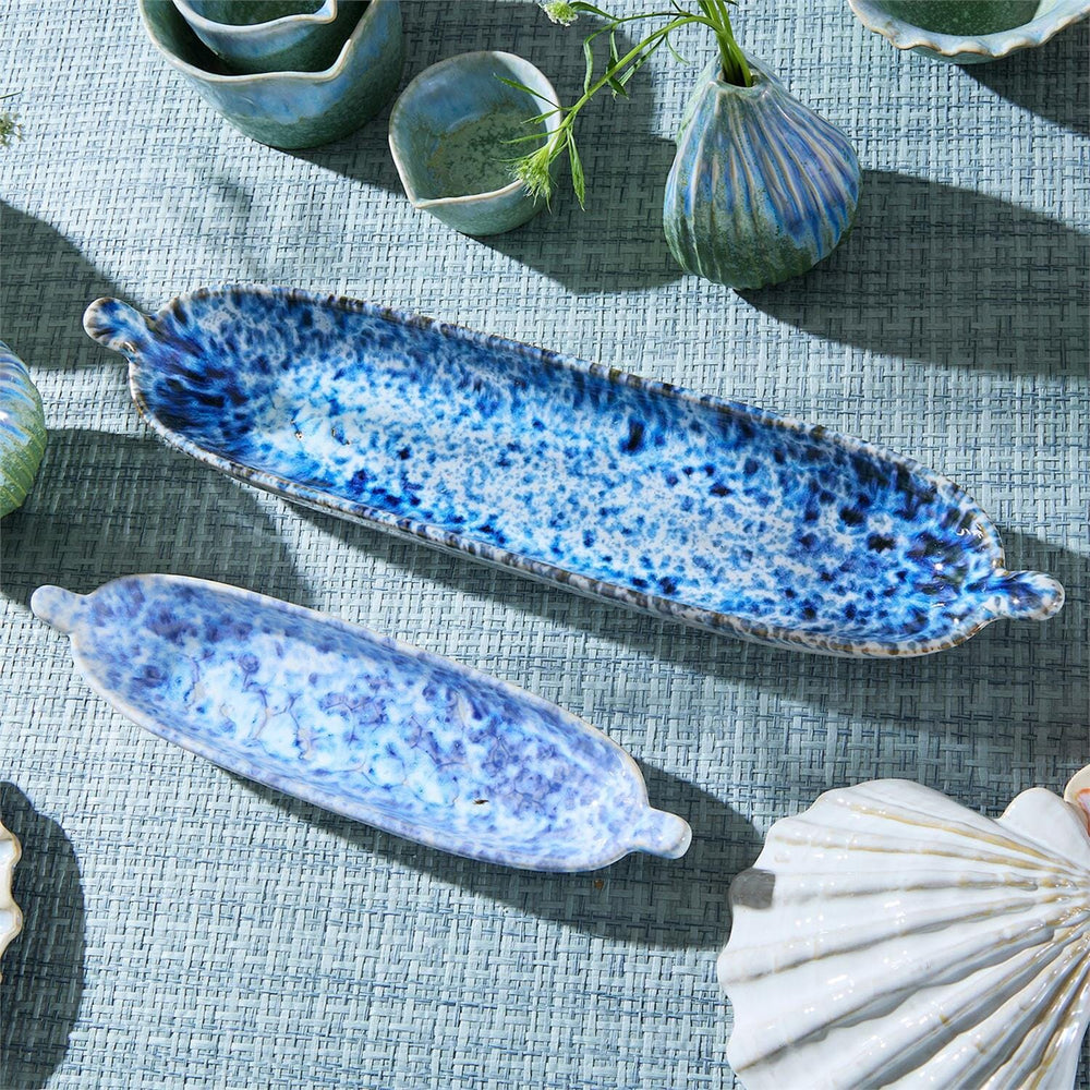 Reactive Glaze Tidbit Servers Serving Piece Two's Company 