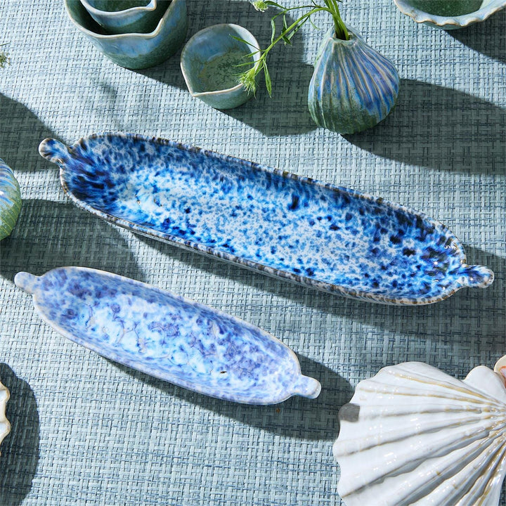 Reactive Glaze Tidbit Servers Serving Piece Two's Company 