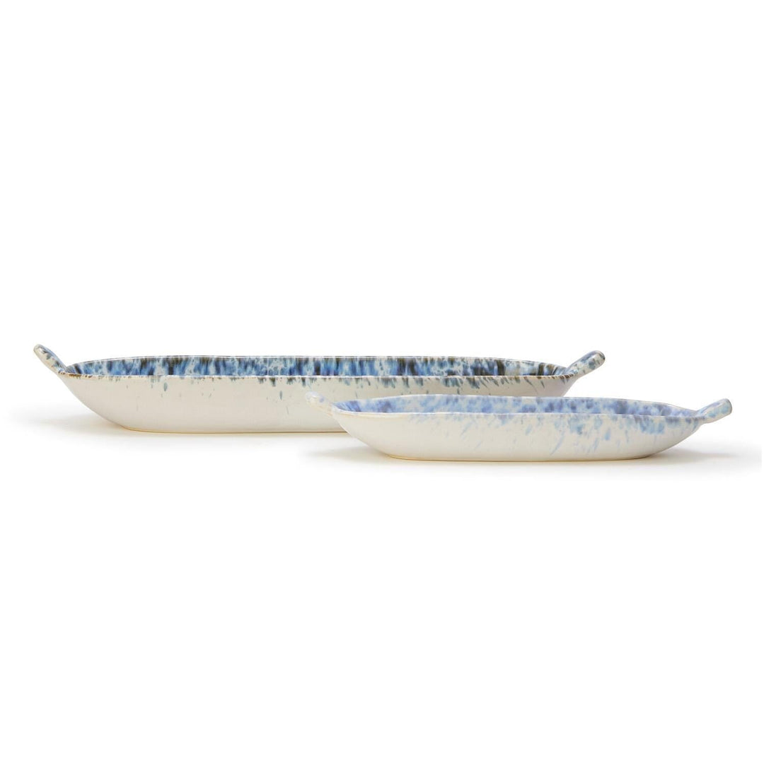 Reactive Glaze Tidbit Servers Serving Piece Two's Company 