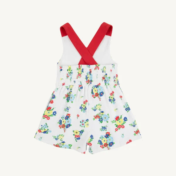Reagan Romper - Biltmore Blooms Girl Romper Beaufort Bonnet 