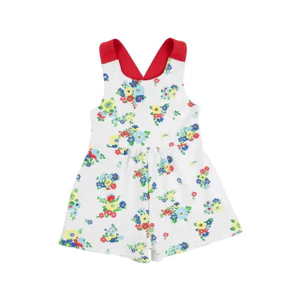 Reagan Romper - Biltmore Blooms Girl Romper Beaufort Bonnet 
