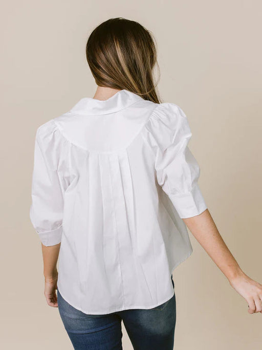 Reba Blouse - White Womens Shirt LaRoque 