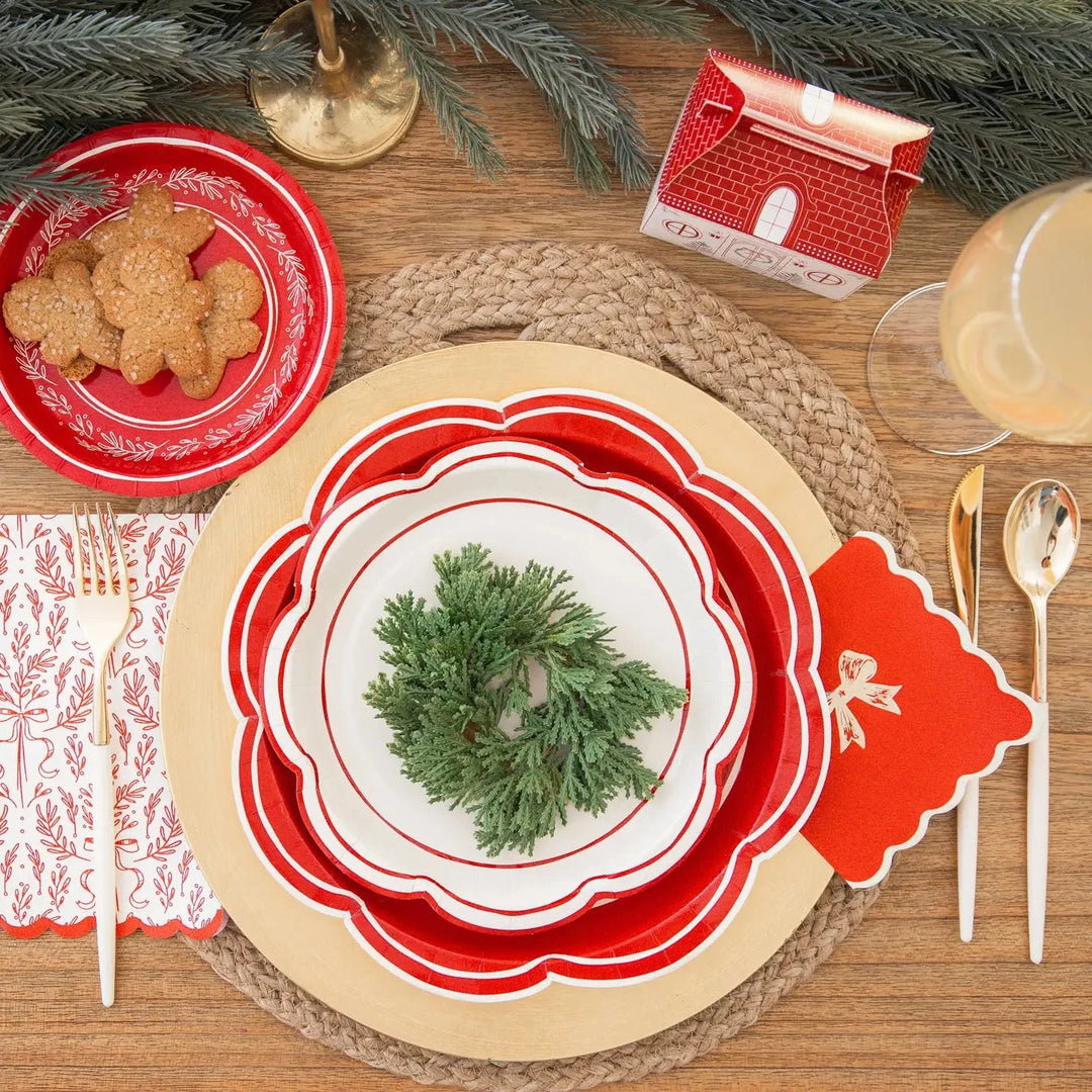 Red Bough Pattern Dinner Napkins Dinner Napkins My Mind's Eye 