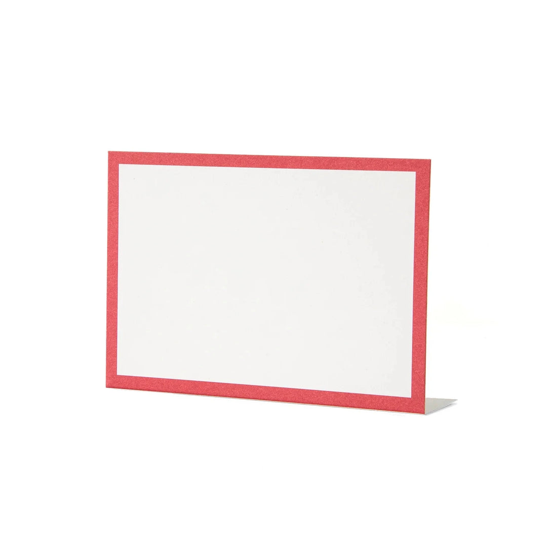 Red Frame Place Cards Place Cards Hester and Cook 