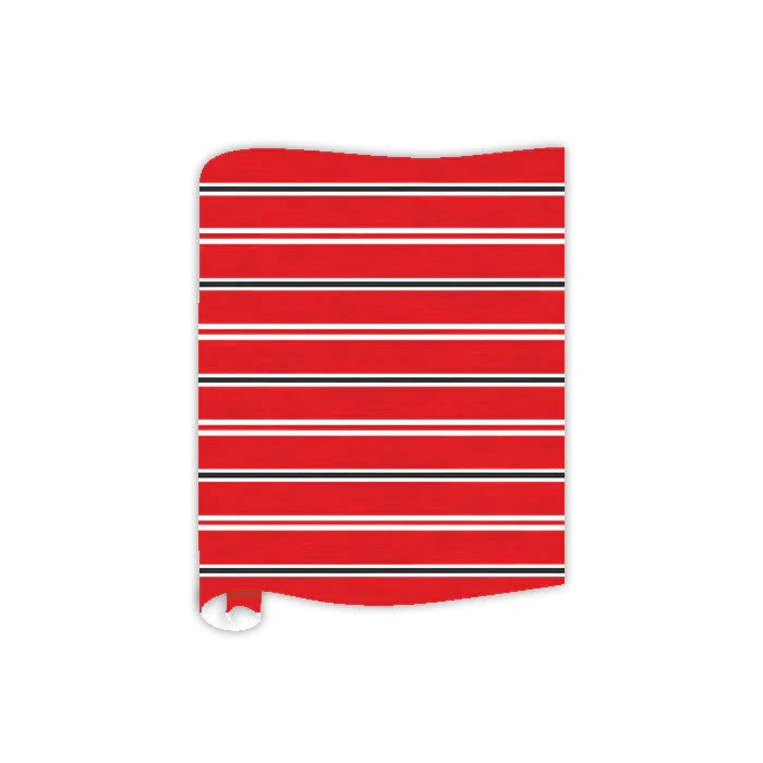 Red, White and Black Stripes Table Runner Table Runner Rosanne Beck 