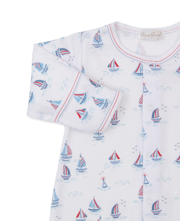 Red, White, & Blue Regatta Converter Gown Boy Converter Gown Kissy Kissy 