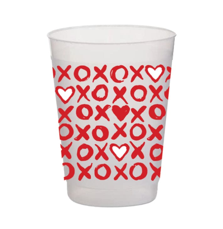 Red X's & O's Shatterproof Cups Drinkware Rosanne Beck 