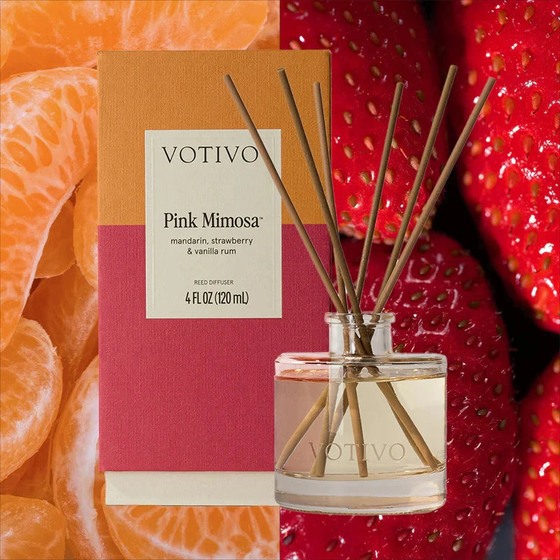 Reed Diffuser - Pink Mimosa Home Fragrances Votivo 
