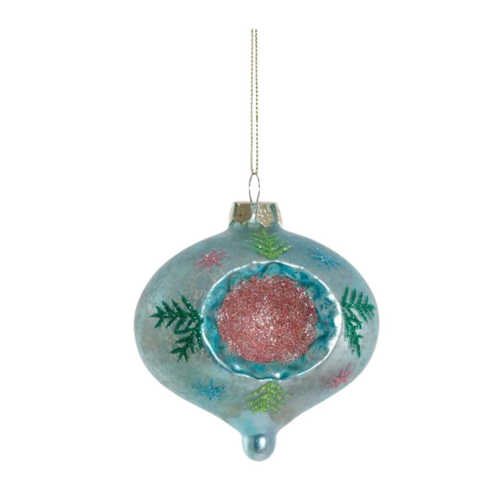 Reflector Drop Ornament Christmas Ornament 180 Degrees Blue 