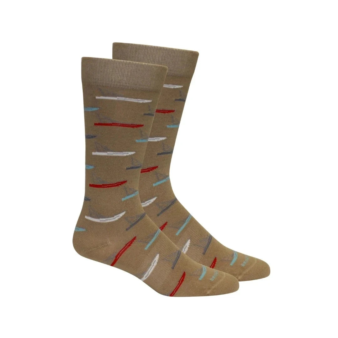 Regatta Socks - Khaki Mens Socks Brown Dog 