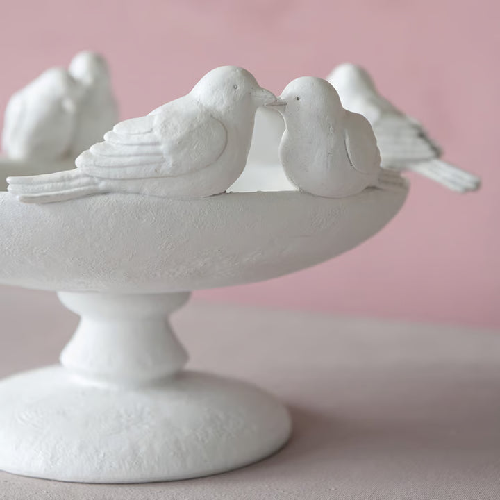 Resin Bird Bath Bowl Decorative Bowl Creative Co-Op 