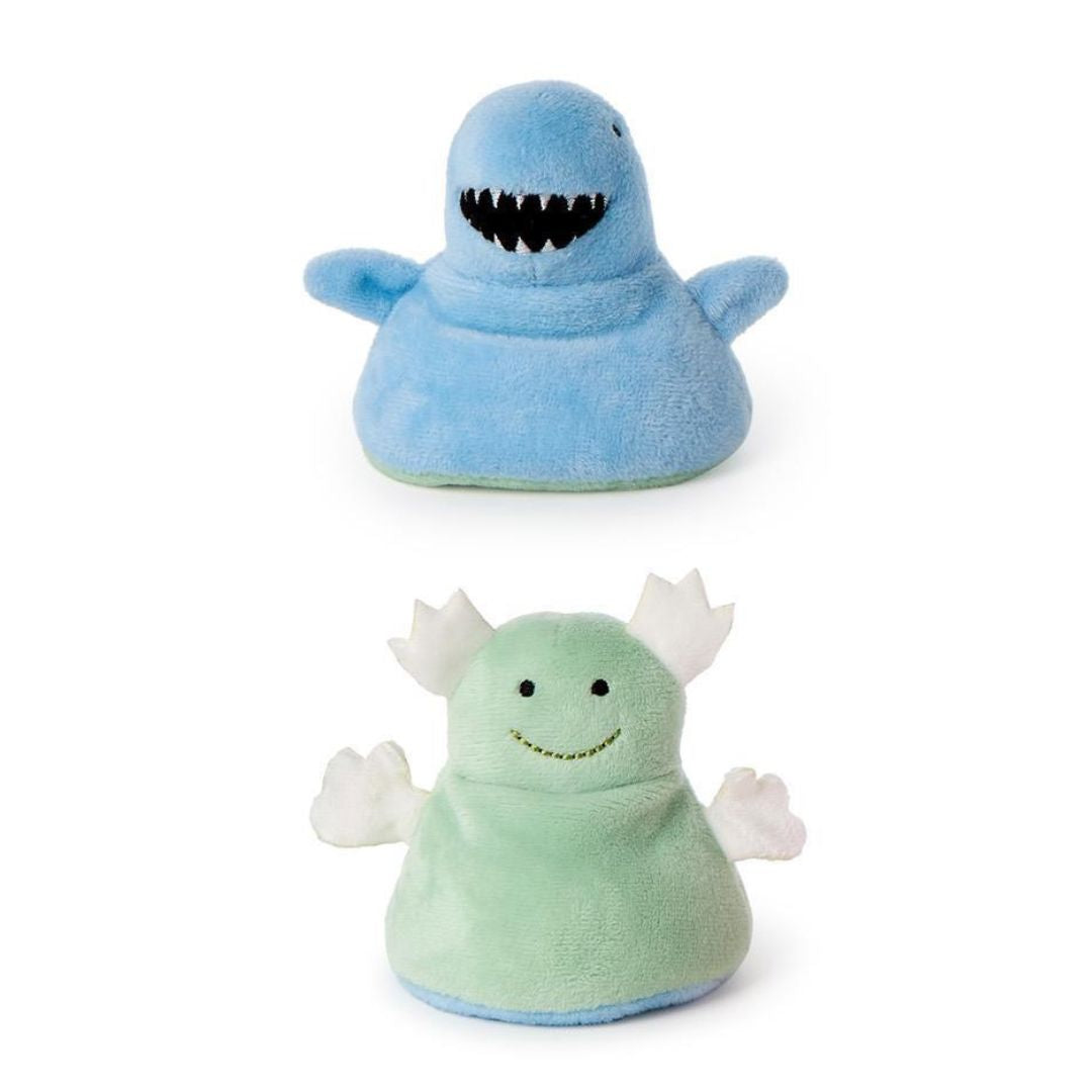 Reversible Plush Toy Activity Toy Two's Company Axolotl/Shark 