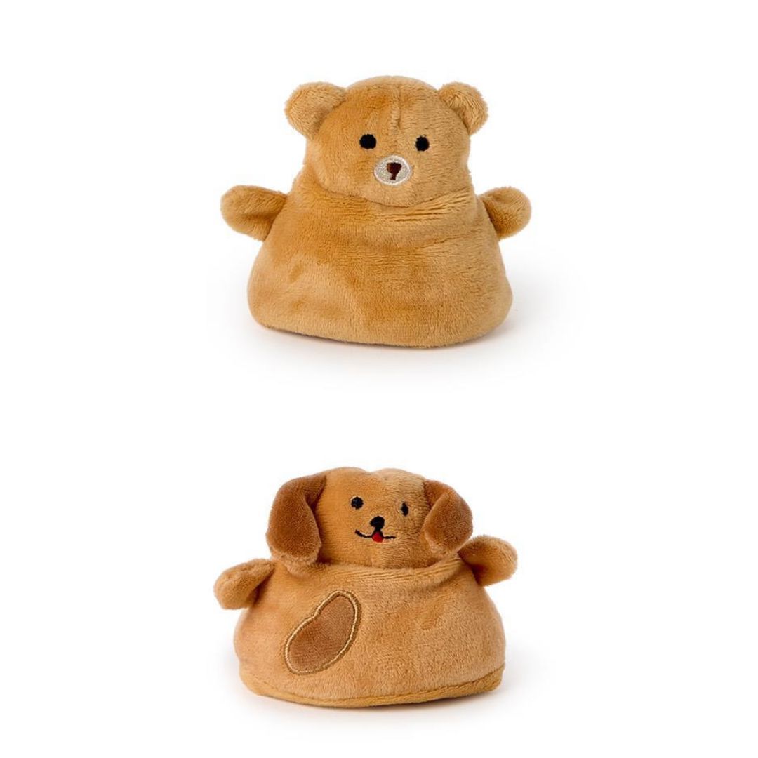 Reversible Plush Toy Activity Toy Two's Company Dog/Bear 