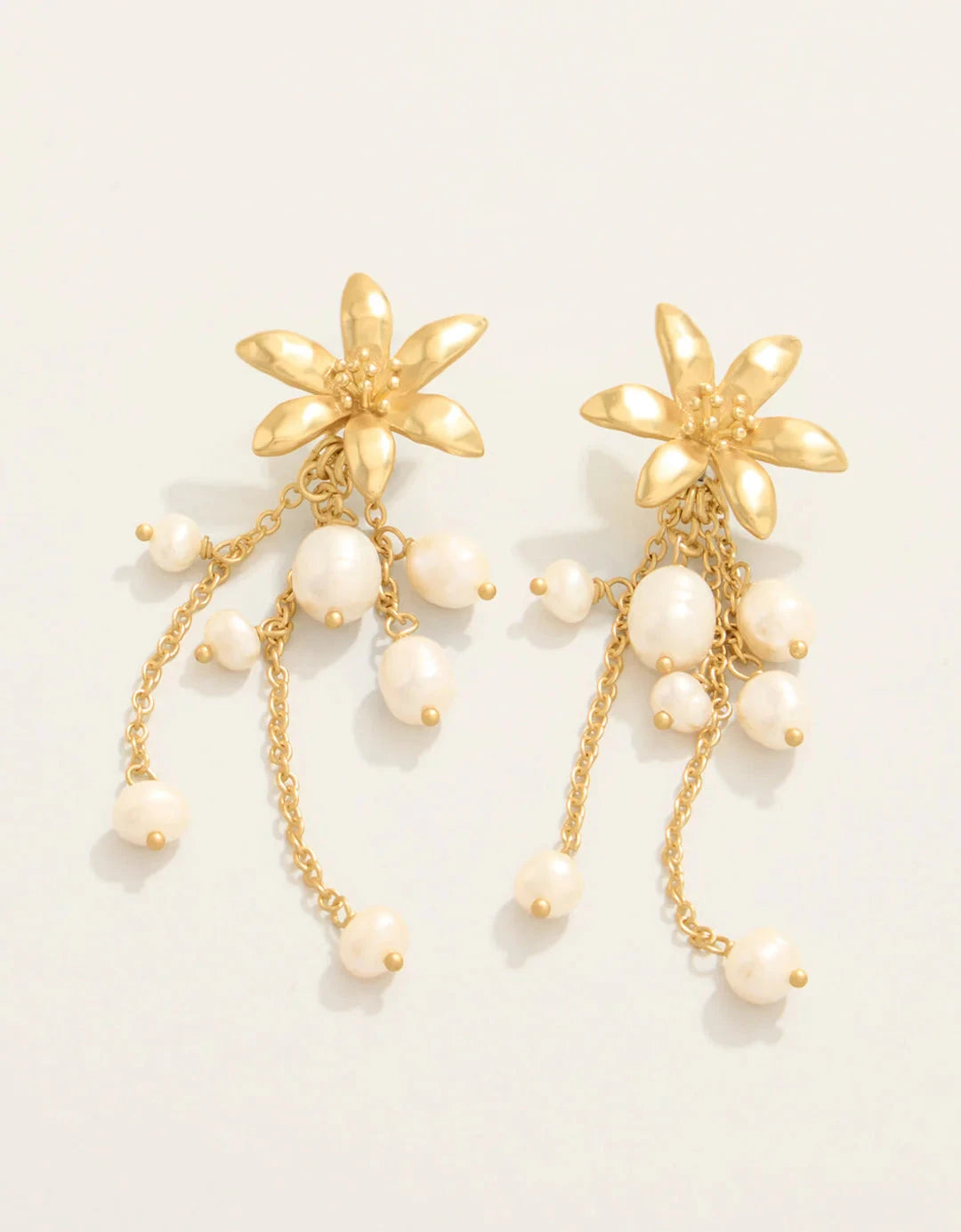 River Lily Dangle Pearl Earrings Womens Earrings Spartina 
