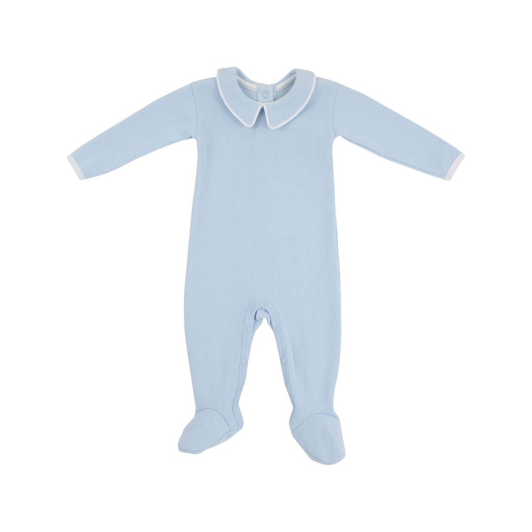 Rock Me Romper - Buckhead Blue Boy Footie Beaufort Bonnet 