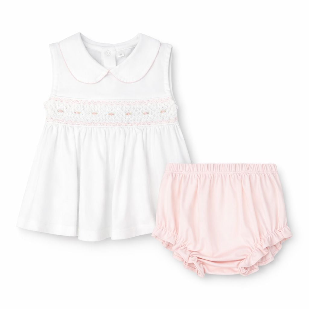 Rose Diaper Set - Palmer Pink Girl Set Lullaby Set 