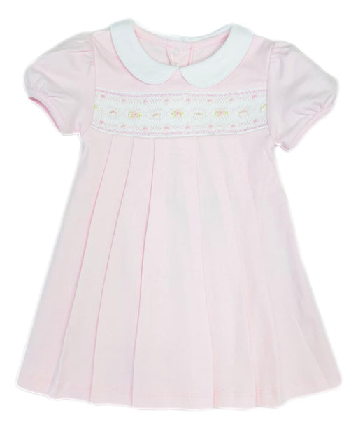 Rosebud Smocked Knit Dress Girl Bubble Lyda Baby 