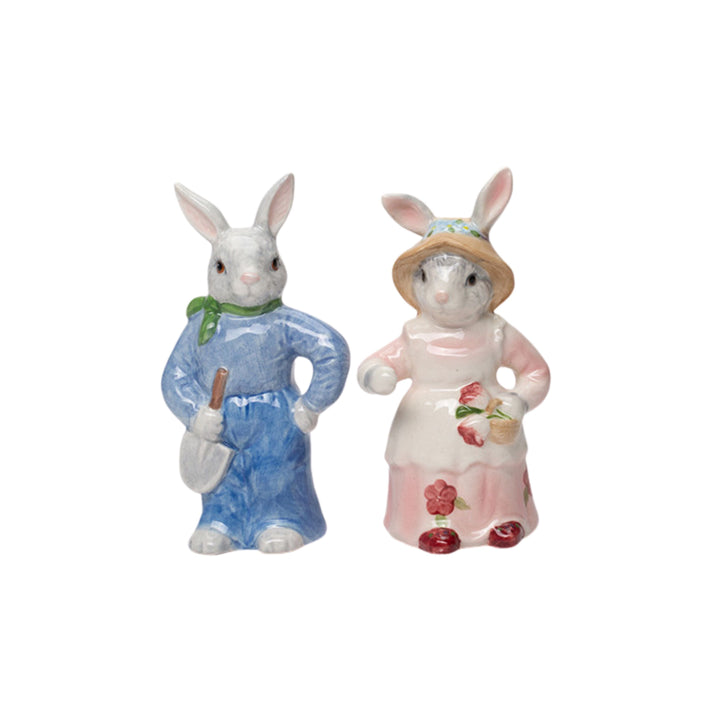 Rosy Rabbits - Bunnies Salt & Pepper Salt and Pepper Cosmos Gifts 