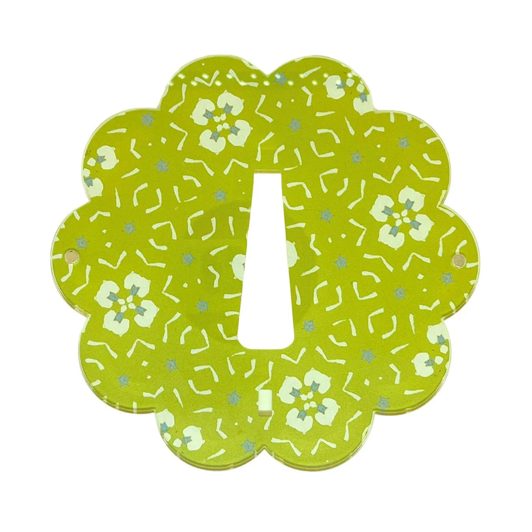 Round Acrylic Picture Frame - Dorset Garden Green Picture Frames Laura Park Design 