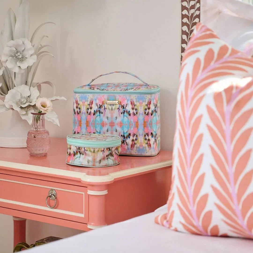 Round Jewelry Case - Brooks Avenue Jewelry Case Laura Park Design 