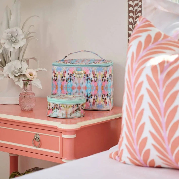 Round Jewelry Case - Brooks Avenue Jewelry Case Laura Park Design 