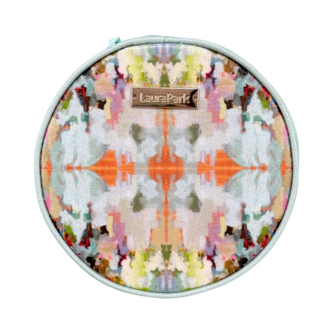 Round Jewelry Case - Brooks Avenue Jewelry Case Laura Park Design 