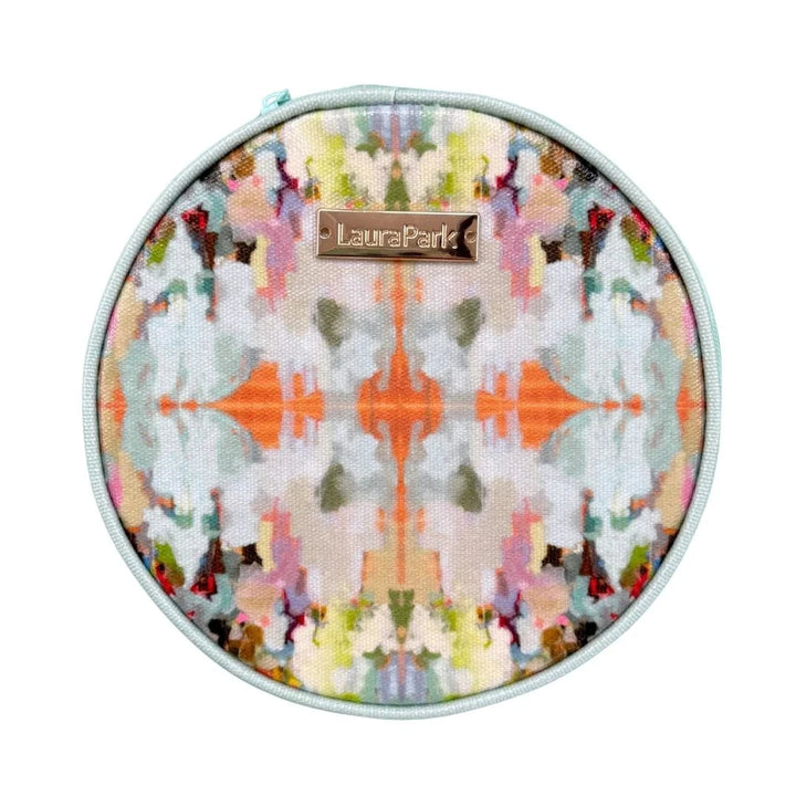 Round Jewelry Case - Brooks Avenue Jewelry Case Laura Park Design 