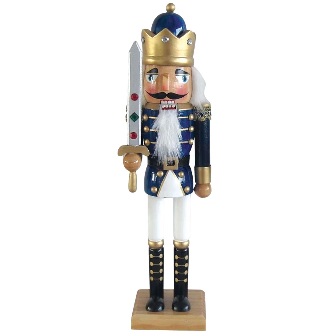 Royal King Nutcrackers Christmas Decor Santa's Workshop Blue 