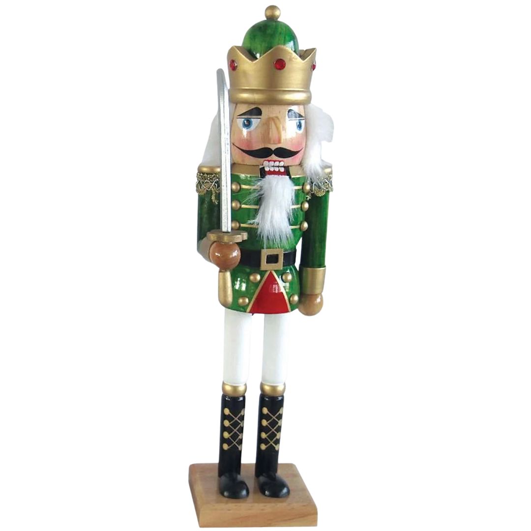 Royal King Nutcrackers Christmas Decor Santa's Workshop Green 