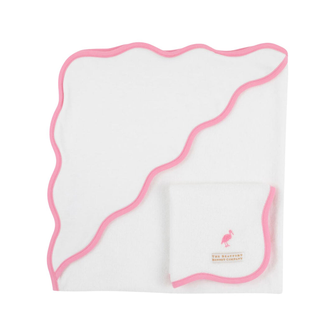 Rub-A-Dub Gift Set - Hamptons Hot Pink Bath Towels Beaufort Bonnet 