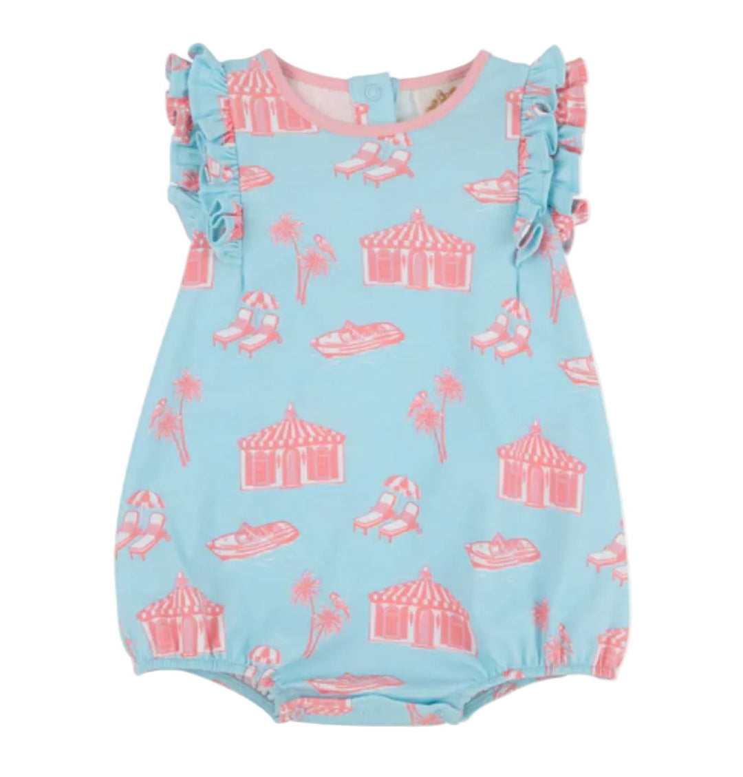Ruehling Ruffle Bubble - Parrot Cay Canopy Girl Bubble Beaufort Bonnet 