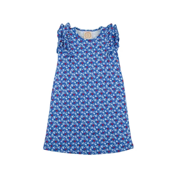 Ruehling Ruffle Dress - Potomac Petals Girl Dress Beaufort Bonnet 