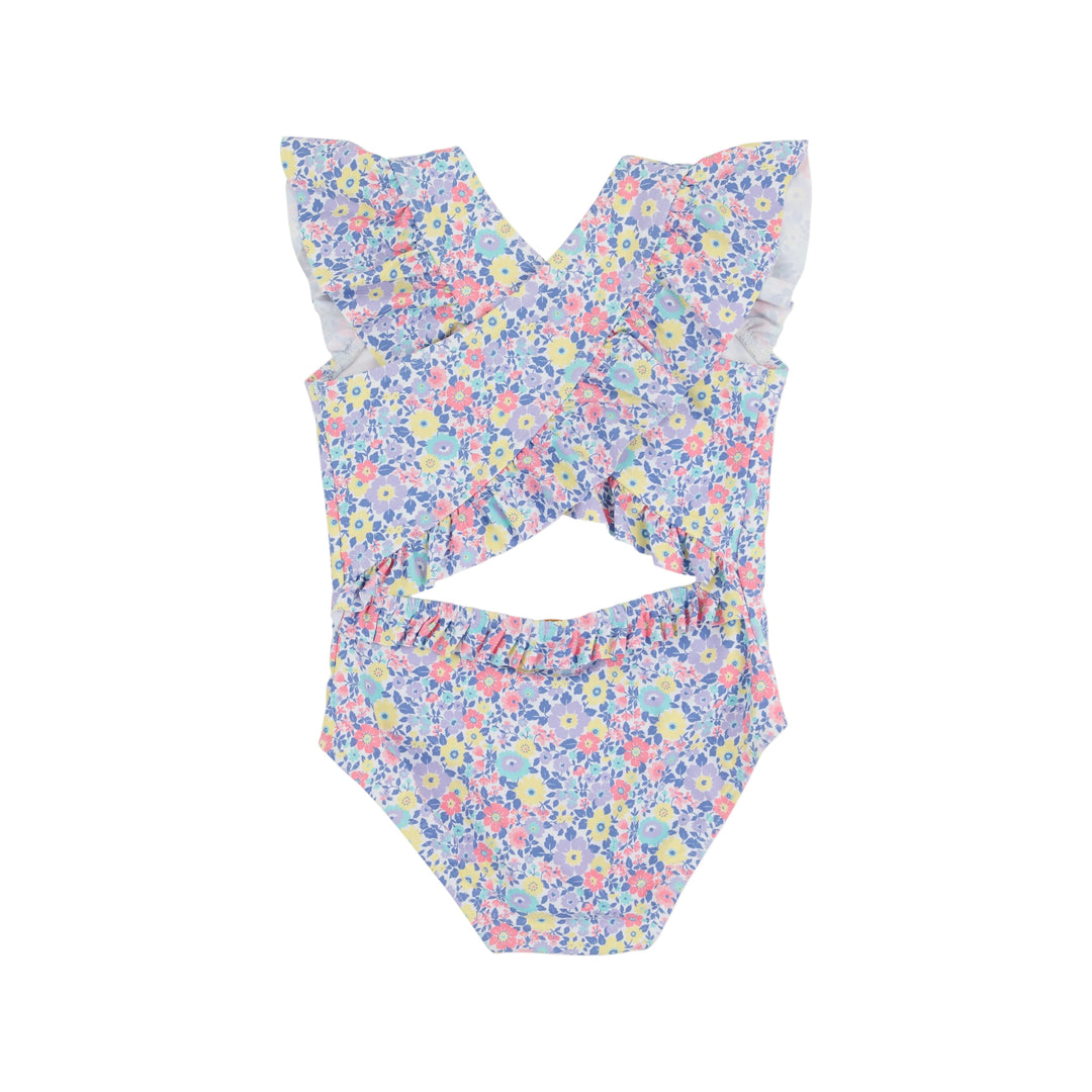 Sadie Swimsuit - Briar Patch Petals Girl Bathing Suit Beaufort Bonnet 