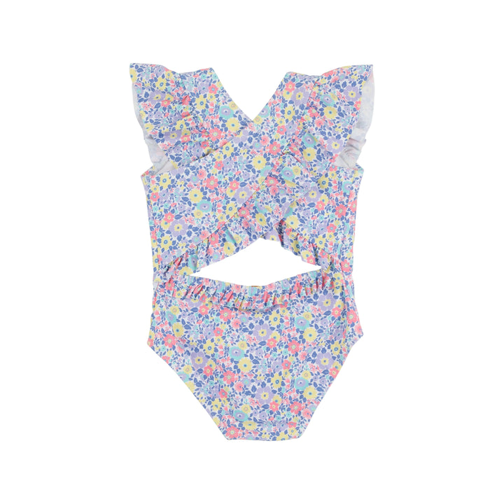 Sadie Swimsuit - Briar Patch Petals Girl Bathing Suit Beaufort Bonnet 