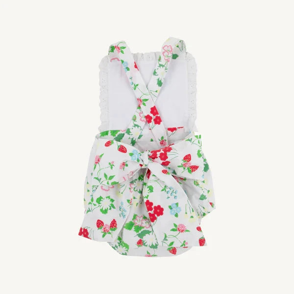 Sally Sunsuit - Berry Sweet Girl Bubble Beaufort Bonnet 