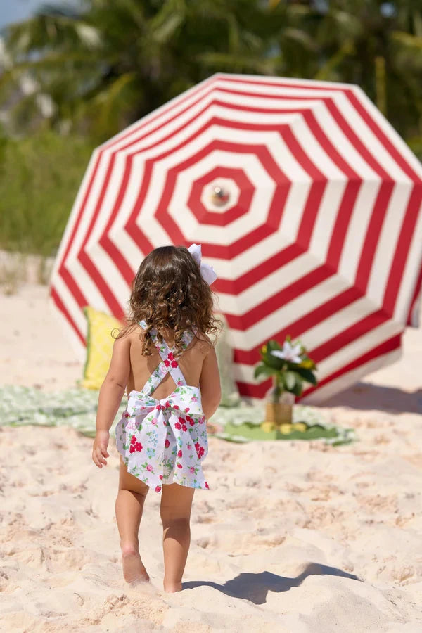 Sally Sunsuit - Berry Sweet Girl Bubble Beaufort Bonnet 