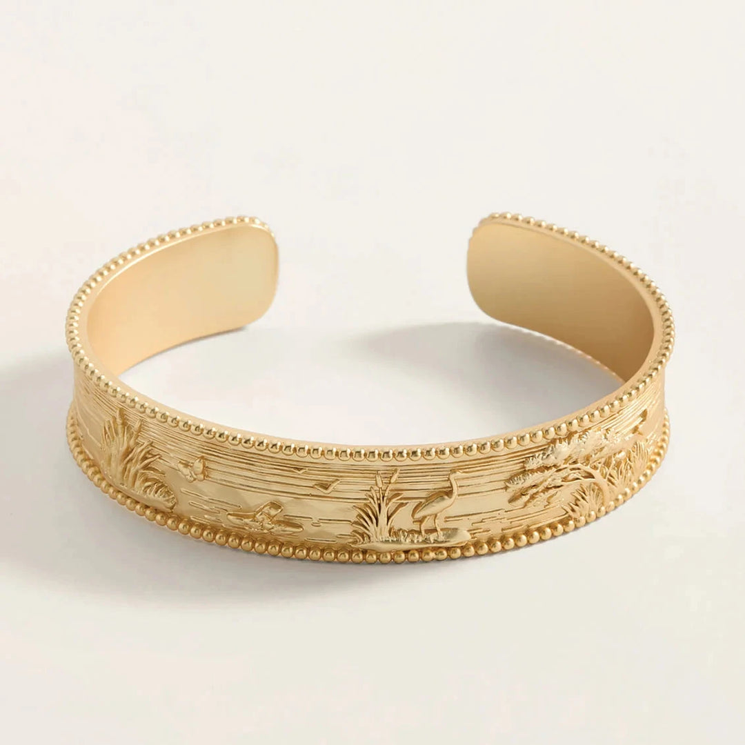 Salt Marsh Cuff Gold Womens Bracelet Spartina 