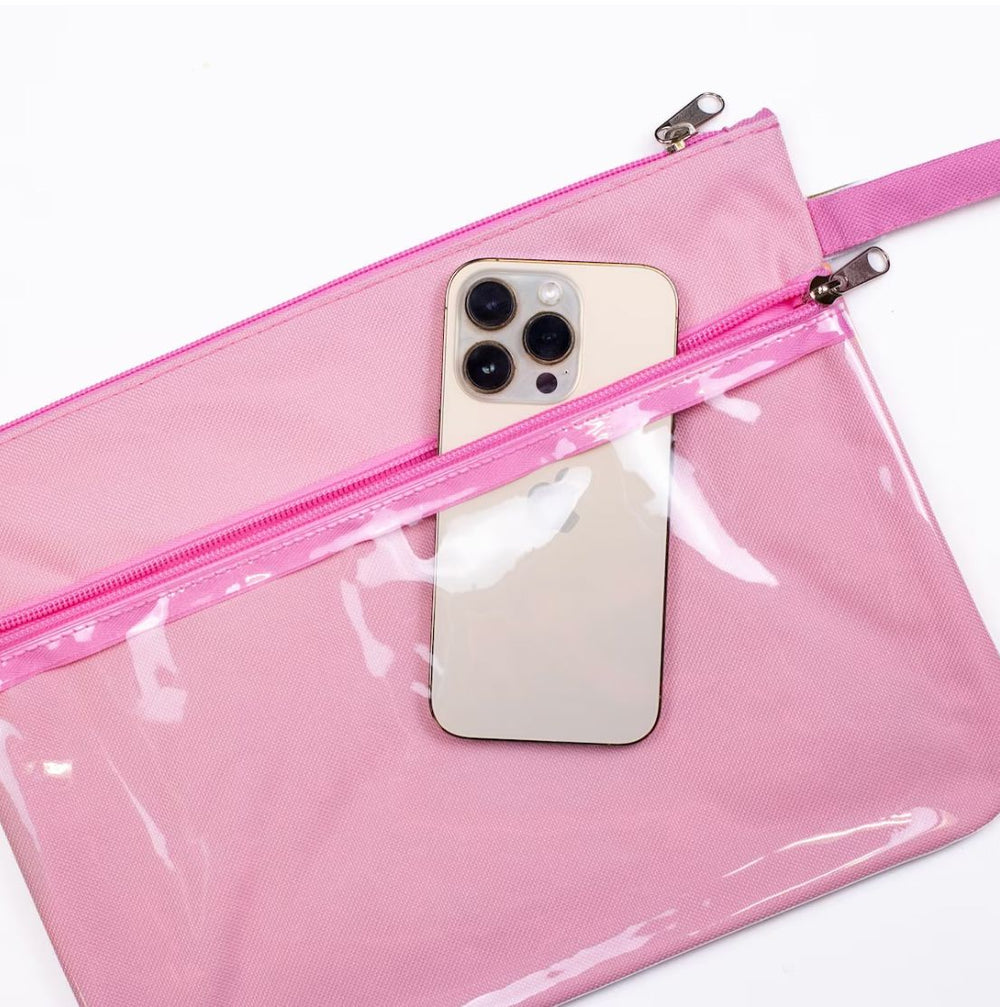 Sanibel Blossom & Pink Wet/Dry Bag Cosmetic/Accessories Bags The Royal Standard 