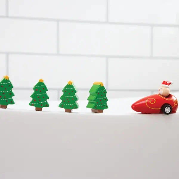 Santa & Christmas Tree Bowling Game Mini Toys Jack Rabbit 