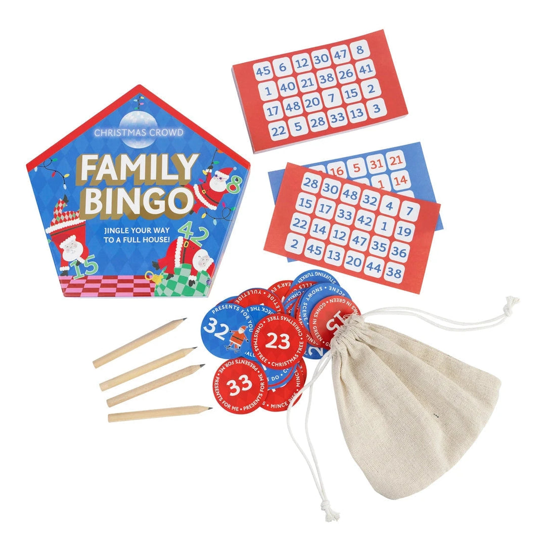 Santa Family Bingo Game Activity Toy Talking Tables 