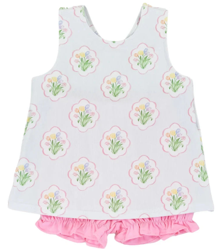 Santa Rosa Swing Back Set Girl Bloomer Set Cypress Row 