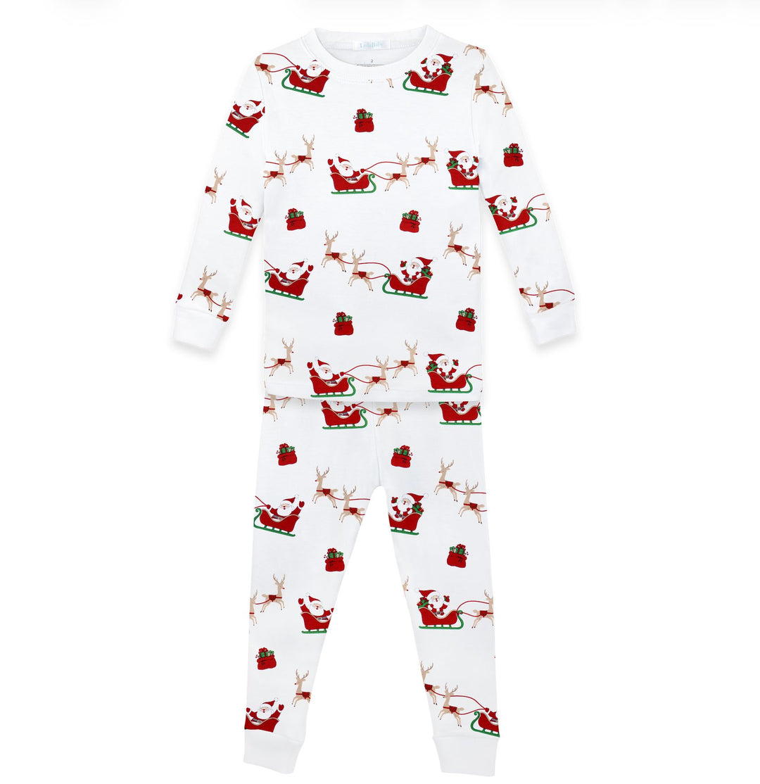 Santa Sleigh Pajamas Set Boy Pajamas Lyda Baby 