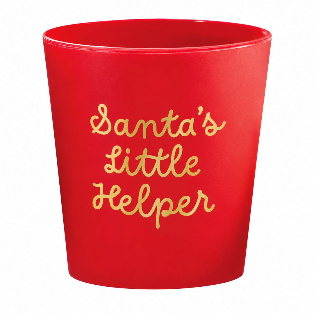 Santa's Little Helper Frost Shot Cups Shatterproof Cups Creative Brands - Slant 