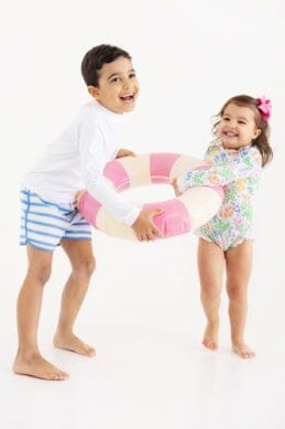 Sarasota Surf Suit - Gaston Street Garden Girl Bathing Suit Beaufort Bonnet 