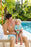 Sarasota Surf Suit - Parrot Island Palms Girl Bathing Suit Beaufort Bonnet 