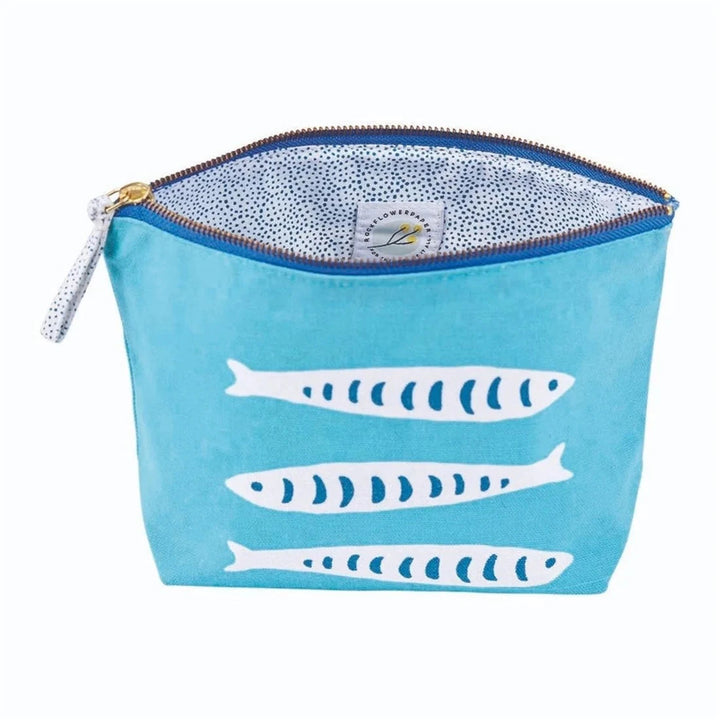 Sardina Pouch Medium Cosmetic/Accessories Bags Rock Flower Paper 