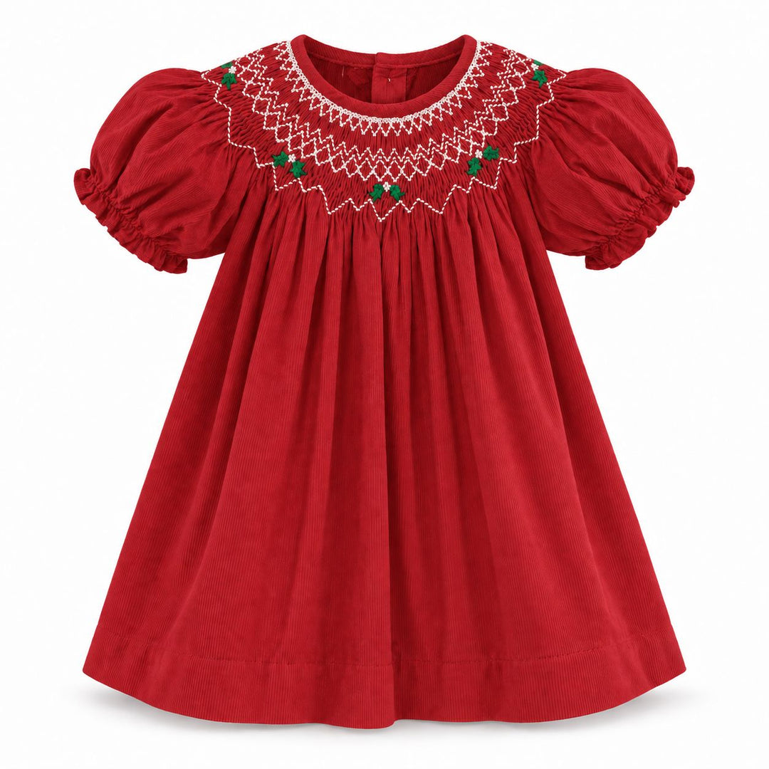 Savannah Holly Corduroy Bishop Dress Girl Dress Remember Nguyen 