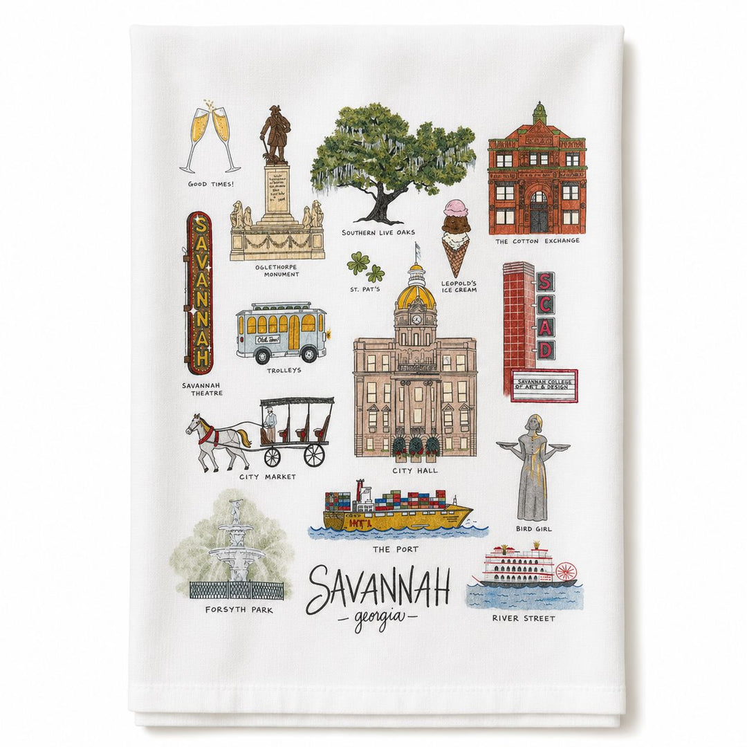 Savannah Sights Tea Towel Tea Towels LR Fern 
